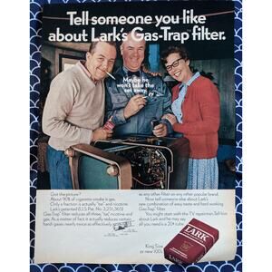 Vintage Print Ad 1969 Lark Cigarettes